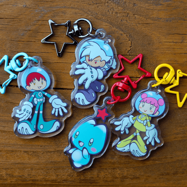 [PRE-ORDER] Star Garden Keychain 4-Pack